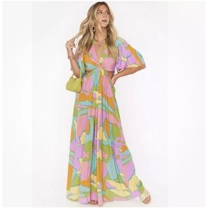 Show Me Your MuMu Multicolor Maxi Dress